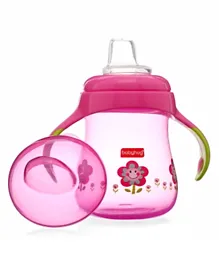 Babyhug Twin Handle Training Soft Spout Cup Pink - 250 ml