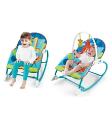Factory Price 2-IN-1 Infant to Toddler Rocker Dining Chair - Blue