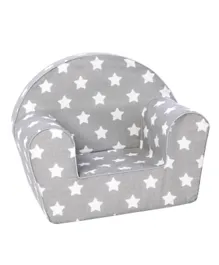 Delsit Arm Chair - Grey with White Stars