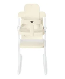 كرسي بريفي سلكس إيفو المرتفع المبتكر 3 في 1 - أبيض