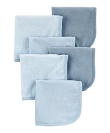 OshKosh B'Gosh 6 Pack Washcloths - Blue