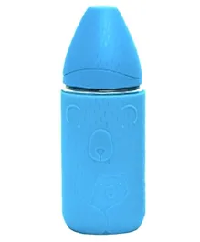 Suavinex Glass Feed Bottle Blue - 240ml