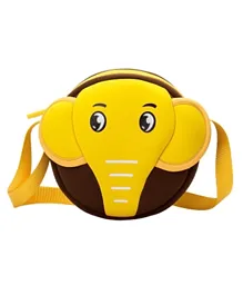 Nohoo Jungle Sling Bag Elephant - Yellow & Brown