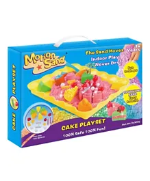 Motion Sand Cake Playset 3D Sparkling Sand Box - Multi Color