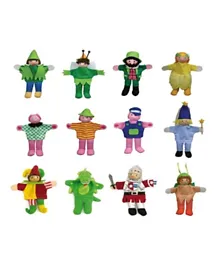 Andreu Toys Finger Puppets 12 Characters Easter - 13 cm