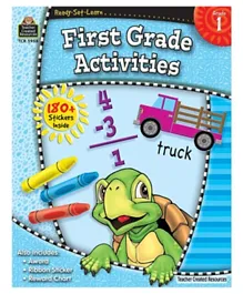 Teacher Created Resource Grade 1 Ready Set Learn First Grade Activities - 64 Pages