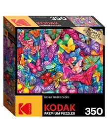Craz - Art Kodak  Puzzle Colorful Butterflies - 350 Pieces