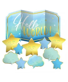 Party Centre Oh Baby Boy Centrepiece Table Decorating Kit