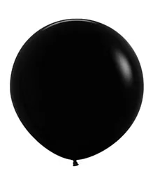 Sempertex Round Latex Balloons Black - 2 Pieces