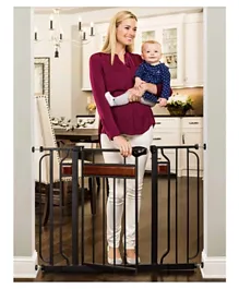 Regalo Home Accents Extra Wide Walk Thru Baby Gate - White
