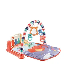 Factory Price Elephant Double-Sided Pedal Piano Activity Playmat - Red