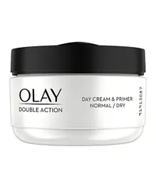 Olay Double Action Day Cream & Primer For Normal To Dry Skin - 50ml