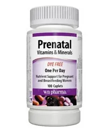 Webber Naturals  Prenatal Vitamin Mineral - 100 Tablets