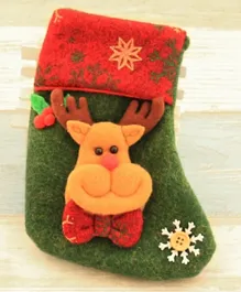 Babyqlo Christmas Holiday Decorative Small Stockings - Red & Green
