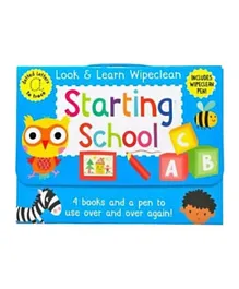 Wipe Clean Pack Starting School - English