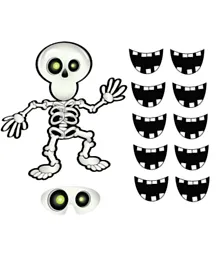 Party Centre Pin-The-Smile Skeleton Game