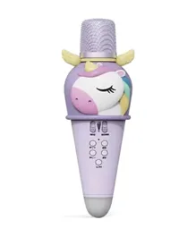 Factory Price Unicorn Wireless Karaoke Microphone  - Purple