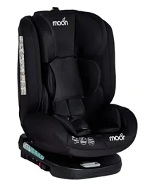 مون روفر مقعد سيارة للرضع/الأطفال يدور 360° - أسود