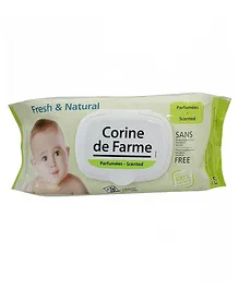 Corine De Farme  Baby Wipes Fresh & Natural - 56 Pieces