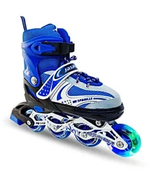 JASPO Sparkle Inline Skates Shoes Medium - Blue