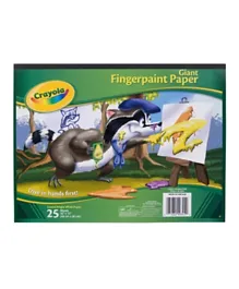 Crayola Giant Finger Paint Paper - 25 Pages