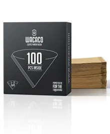 واكاكو - فلاتر ورقية للقهوة - بني - 100 ورقة