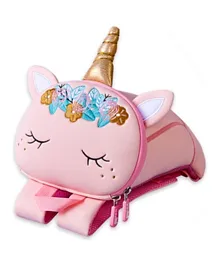 Nohoo Pre School 3D Bag Unicorn Pink Large - 13 Inches