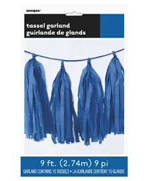 Unique Tassel Garland - Royal Blue