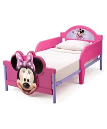 Delta Children Minnie Mouse Plastic 3D Toddler Bed - BB87188MN-1058