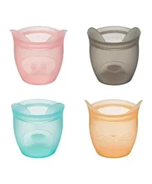 Homesmiths Zip Top Baby Snack Containers - 4 Pieces