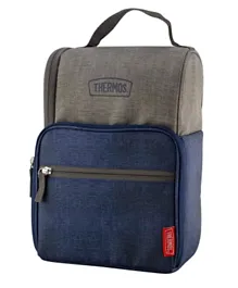 Thermos Denim Adult Dual Lunch Bag - Ble and Grey