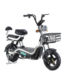Megawheels  Electric Moped Scooter Pedal Smart Bike 48 v - White