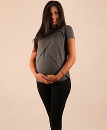 Oh9shop Maternity Top - Grey