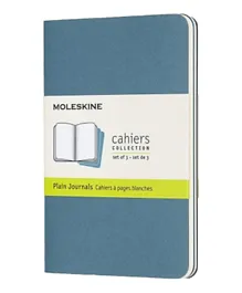 MOLESKINE Cahier Journal Set Brisk Blue - 3 Pieces