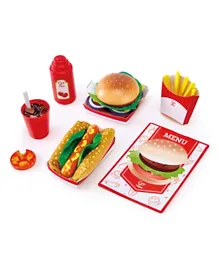 Hape Wooden Fast Food Set - Multicolour
