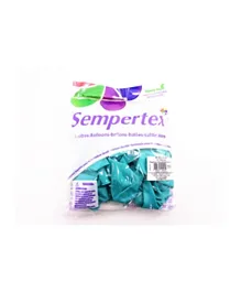 Sempertex Round Latex Balloons Aquamarine - 50 Pieces