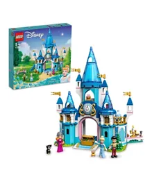 LEGO  Disney Princess Cinderella and Prince Charming’s Castle 43206 Building Kit - 365 Pieces