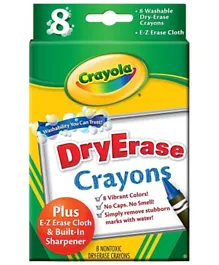 Crayola Dry-Erase Crayons - Pack of 8