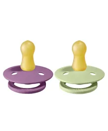 BIBS Baby Pacifier Size 1 Pack of 2 - Lavender & Pistachio