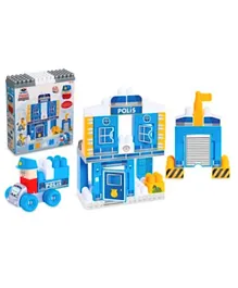 Dede My First Police Station Construction Set - 60 Pieces