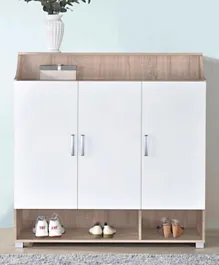 HomeBox Capri Emotion Twentysix Pair Shoe Cabinet - White