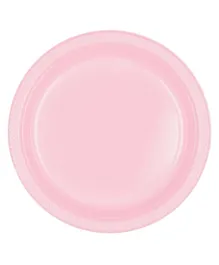 Party Centre Plastic Plates Pack of 20 - Blush Pink