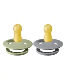Bibs Baby Pacifier Size 1 Sage and Cloud - Pack of 2