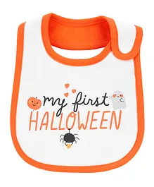 Carter's First Halloween Teething Bib - White