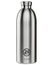 24Bottles Clima Double Walled Insulated Stainless Steel Water Bottle Silver - 850ml