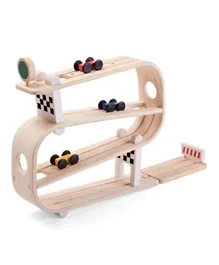 Plan Toys Wooden Ramp Racer - Beige