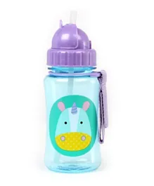 Skip Hop Unicorn Zoo Straw Bottle  - 384.5mL