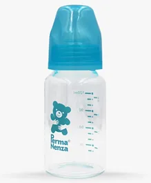 Permanenza Glass Bottle Standard Neck Blue - 120ml