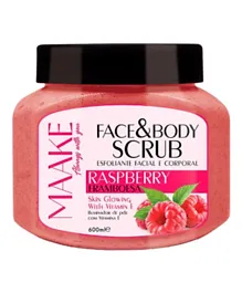 MAAKE Raspberry Face & Body Scrub - 600mL