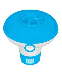 Intex Floating Chemical Dispenser for Pools - Blue/White, Adjustable Control, Fits 1'-2.5cm Tablets